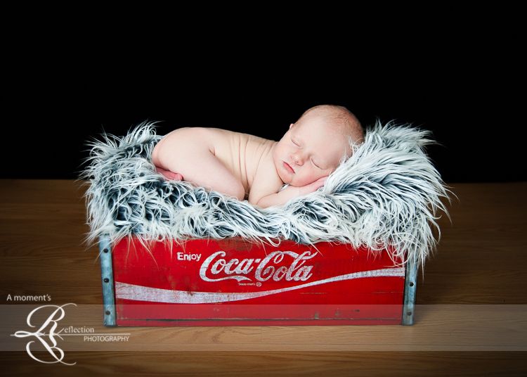 coca cola baby photoshoot